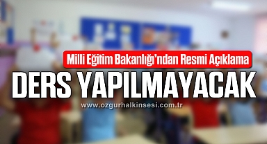 Okullarda Son Hafta Ders Yapılmayacak