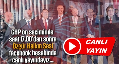 ÖN SEÇİMİ ÖZGÜR HALKIN SESİ'NDEN TAKİP EDİN...
