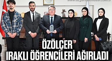 Özölçer, Iraklı öğrencileri ağırladı