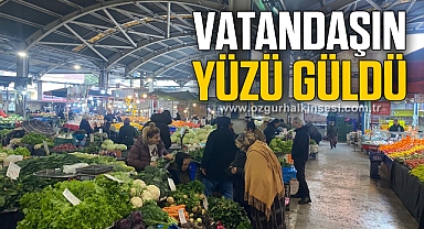 Pazarda fiyatlar düştü