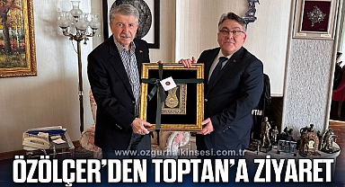 Rektör Özölçer’den Köksal Toptan’a Ziyaret
