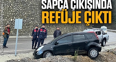 SAPÇA ÇIKIŞINDA  REFÜJE ÇIKTI