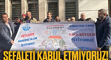 SEFALETİ KABUL ETMİYORUZ!