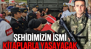 Şehit Mustafa Sezer’in ismini kitaplarla yaşatacak