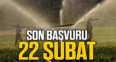 Son başvuru 22 Şubat