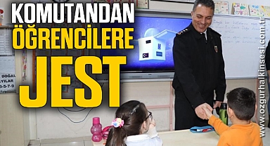 Tebrik kartı gönderen öğrencileri ziyaret ettiler