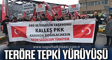 TERÖRE TEPKİ YÜRÜYÜŞÜ