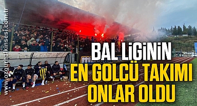 TFF BAL liginin en golcü takımı oldular