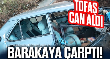 Tofaş aracın sürücüsü hayatını kaybetti