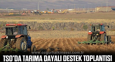 TSO’DA TARIMA DAYALI DESTEK TOPLANTISI