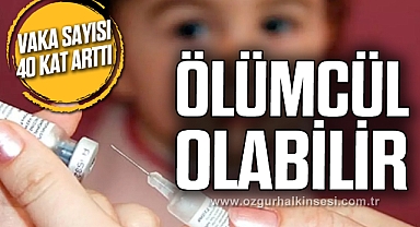 VAKA SAYISI 40 KAT ARTTI ÖLÜMCÜL OLABİLİR