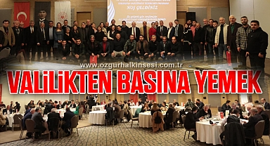 Zonguldak Valiliğinden basına yemek