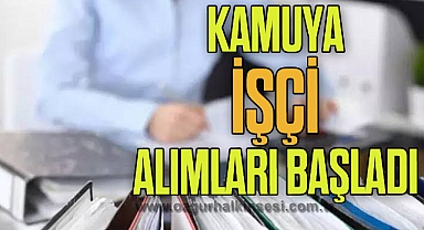 1 Şubat personel alım ilanları geldi.