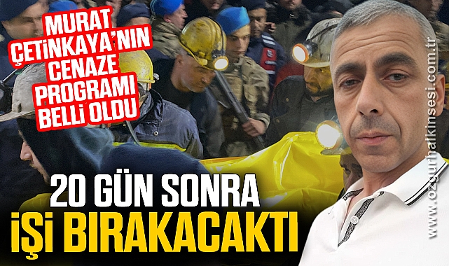 20 GÜN SONRA İŞİ BIRAKACAKTI