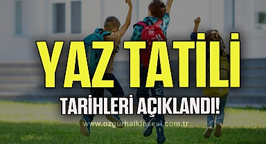 2024 Eğitim Takviminde Büyük Değişiklik: Yaz Tatili Tarihleri Açıklandı!