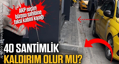 40 SANTİMLİK KALDIRIM OLUR MU?