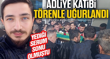 Adliye katibi için tören düzenlendi