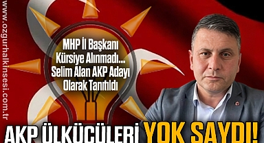 AKP, ÜLKÜCÜLERİ YOK SAYDI!
