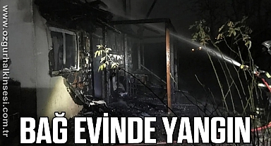 Alevlere teslim olan bağ evi kullanılmaz hale geldi