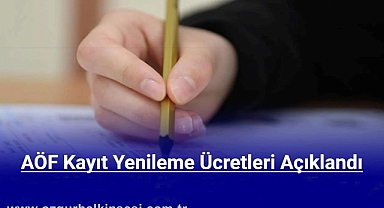 Anadolu Üniversitesi AÖF kayıt yenileme ücreti açıklandı