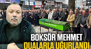 Boksör Mehmet son yolculuğuna uğurlandı
