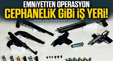 Cephanelik gibi iş yeri!
