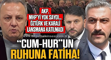 “CUM-HUR”UN RUHUNA FATİHA!