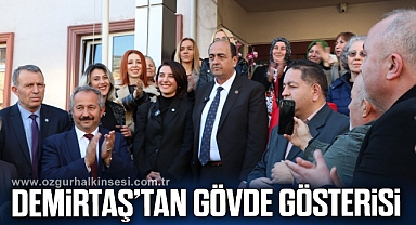 Demirtaş Gülüç’te İYİ Parti ile gövde gösterisi yaptı