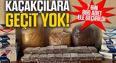 Ereğli'de kaçakçılık operasyonu