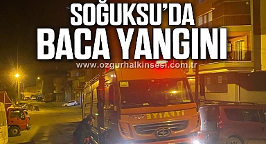 Evin bacasında yangın çıktı