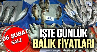 GÜNLÜK BALIK FİYATLARI