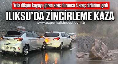 ILIKSU’DA ZİNCİRLEME KAZA