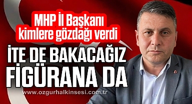 “İTE DE BAKACAĞIZ FİGÜRANA DA”
