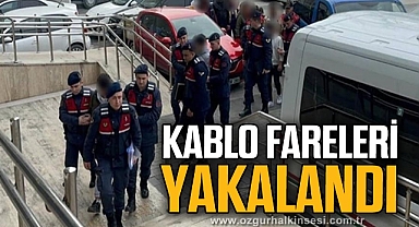 KABLO FARELERİ YAKALANDI