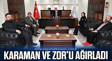 Karaman ve Zor’dan Rektör Özölçer’e Ziyaret