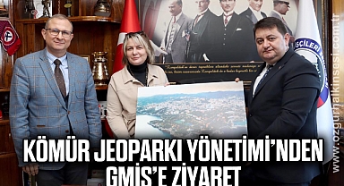 Kömür Jeoparkı Yönetimi’nden GMİS’e ziyaret