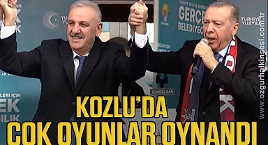 KOZLU’DA ÇOK OYUNLAR OYNANDI