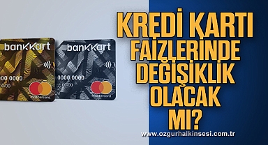 Kredi kartı faizlerinde değişiklik olacak mı?