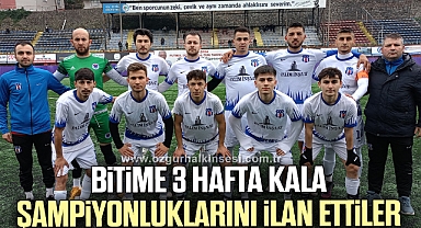 Ligin bitimine üç hafta kala şampiyonluğu ilan ettiler
