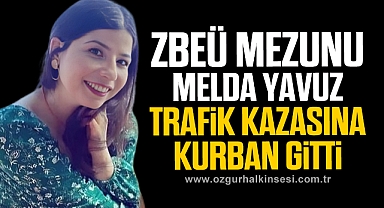 Melda trafik kazasına kurban gitti