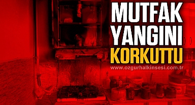 Mutfak yangını korkuttu