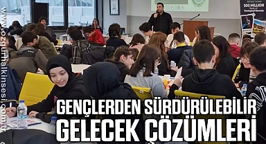 Öğrencilerden sürdürülebilir gelecek çözümleri atölye çalışması
