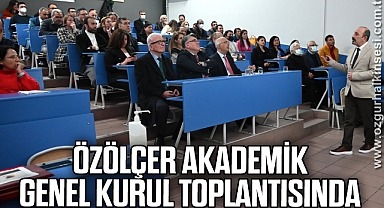 Özölçer, Akademik Genel Kurul Toplantısında