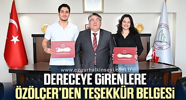 Rektör Özölçer, Dereceye Giren Öğrencileri Kabul Etti