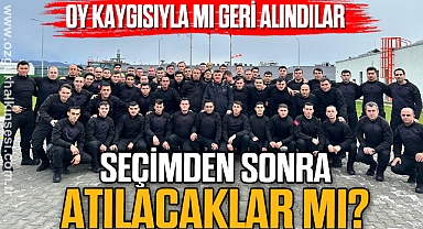 SEÇİMDEN SONRA ATILACAKLAR MI?