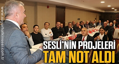 Sesli’nin projeleri dernek başkanlarından tam not aldı