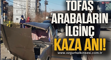 Tofaş Arabaların İlginç Kaza Anı!