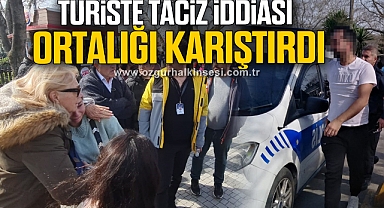 Turiste taciz iddiası ortalığı karıştırdı