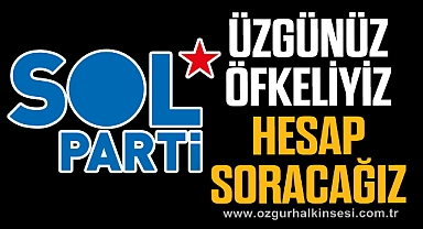 “ÜZGÜNÜZ, ÖFKELİYİZ, HESAP SORACAĞIZ”