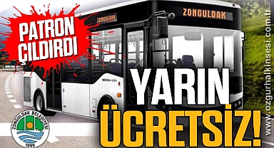 YARIN HALK OTOBÜSÜ ÜCRETSİZ!